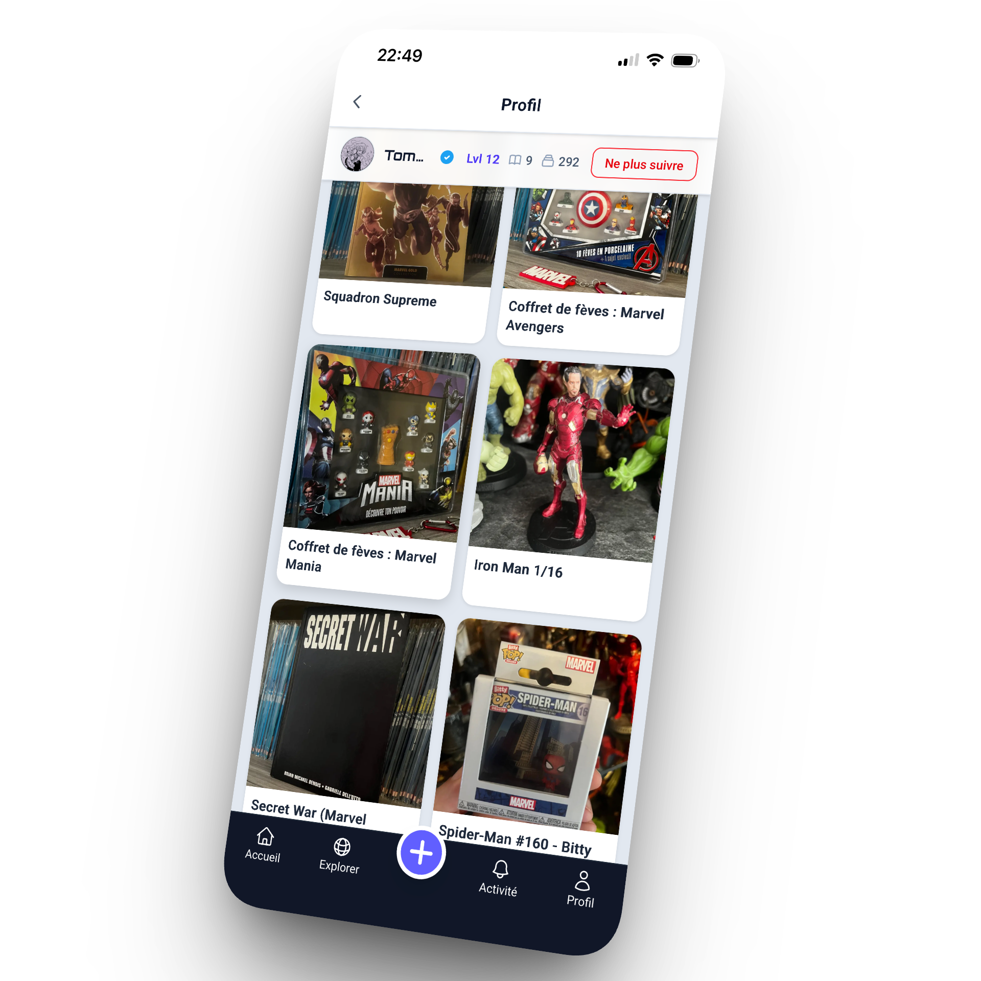 Vitrine de collection